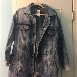 NWT oversized denim jacket